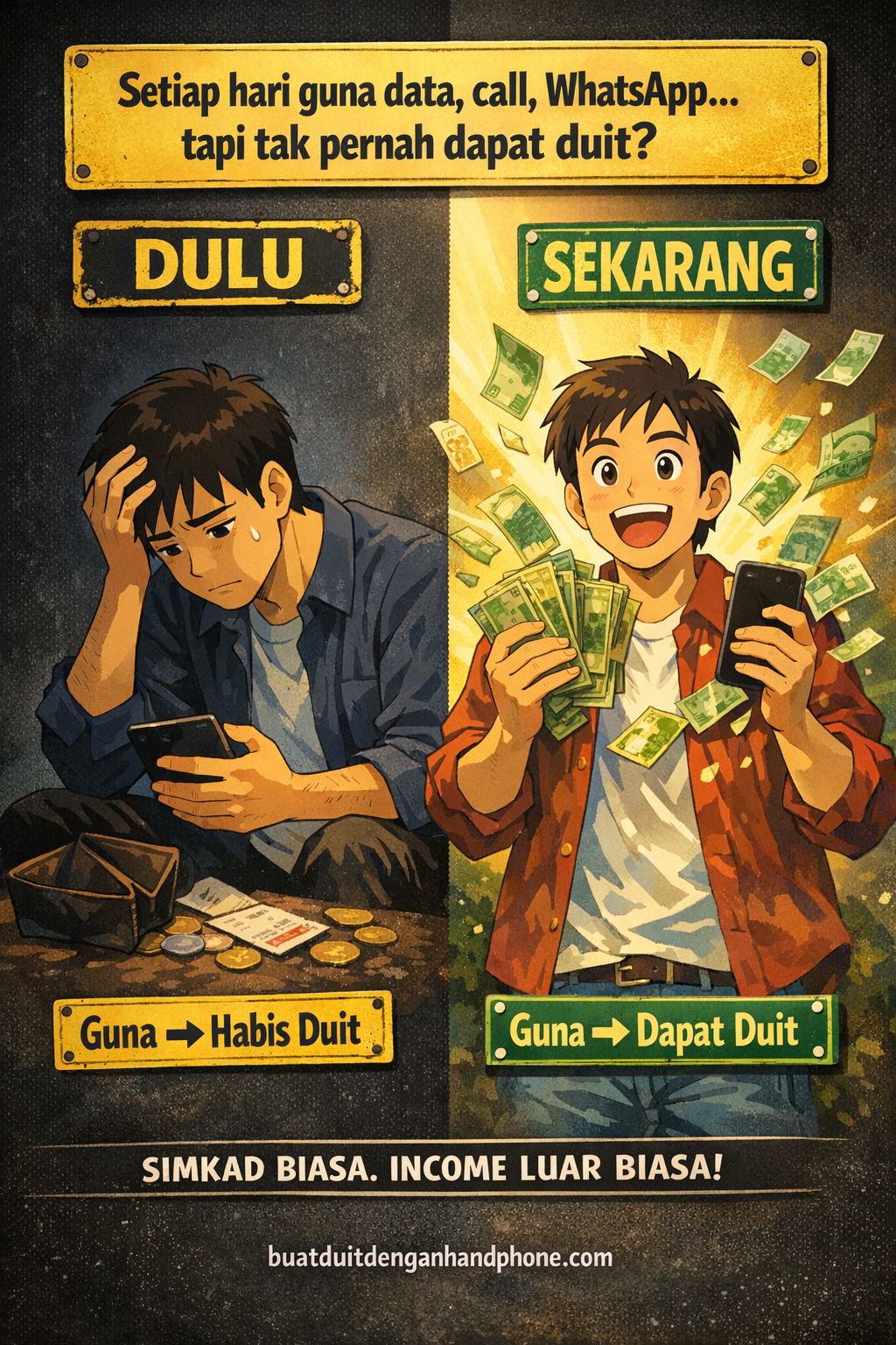 Cara Buat Duit Dengan Handphone